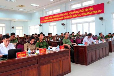 Công an phường Cam Ranh triển khai nhiệm vụ 6 tháng cuối năm 2026