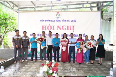 Ra mắt 2 công đoàn cơ sở tại doanh nghiệp ở Tân Uyên