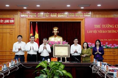 Thủ tướng Chính phủ Lê Minh Hưng thăm và làm việc tại tỉnh Lạng Sơn