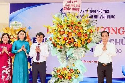 Bệnh viện Sản Nhi Vĩnh Phúc khai trương Đơn nguyên Tiêm chủng