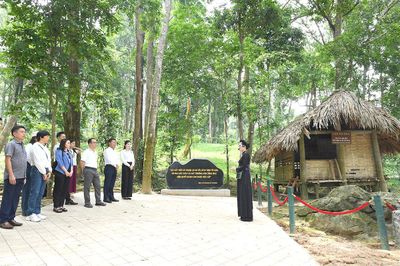 Đoàn công tác của Văn phòng Thành ủy Đà Nẵng dâng hương tại Khu di tích Quốc gia đặc biệt Tân Trào