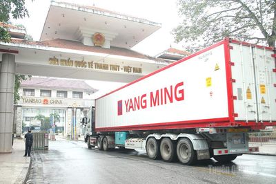 Kim ngạch xuất nhập, khẩu qua Cửa khẩu quốc tế Thanh Thủy đạt trên 323 triệu USD