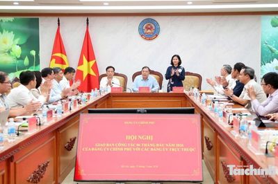 Đảng ủy Chính phủ tổ chức Hội nghị giao ban công tác 6 tháng đầu năm