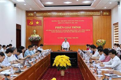 Thường trực HĐND tỉnh Lai Châu: Đồng hành tháo gỡ 'nút thắt', nâng cao hiệu quả các công trình nước sạch
