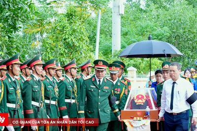 Đà Nẵng truy điệu, an táng 5 hài cốt liệt sĩ được tìm thấy trong hang Đá Sập