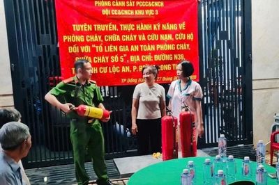 Hiệu quả từ phong trào 'Ba nhất' của Phòng Cảnh sát PCCC và CNCH Công an Đồng Nai