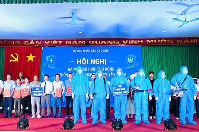 Xã Ô Diên ra mắt mô hình chủ động phòng, chống dịch bệnh truyền nhiễm