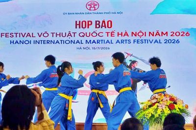 Festival Võ thuật quốc tế Hà Nội năm 2026: 'Hào khí Thăng Long - Tinh hoa võ Việt'
