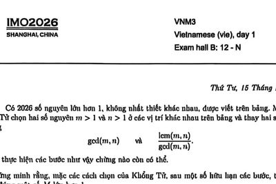 Đề thi Olympic Toán quốc tế 2026 (ngày 1)