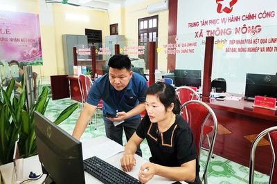 Hiệu quả cải cách thủ tục hành chính ở Thông Nông