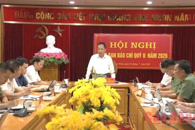 Hội nghị giao ban báo chí quý II/2026