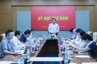 Ủy ban Kiểm tra Đảng ủy Quốc hội: Khẩn trương triển khai nhiệm vụ 6 tháng cuối năm 2026