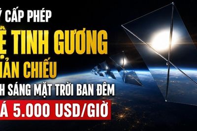 Mỹ cấp phép vệ tinh gương phản chiếu ánh sáng mặt trời ban đêm, giá 5.000 USD/giờ