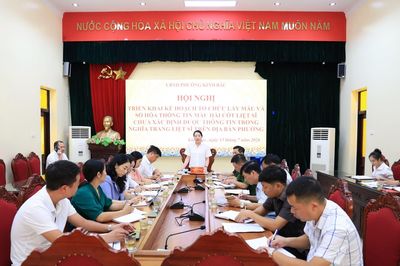 Phường Kinh Bắc chuẩn bị lấy mẫu ADN, số hóa thông tin hài cốt liệt sĩ
