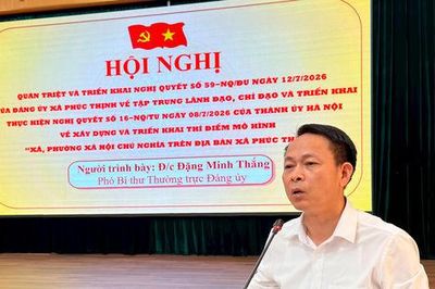 Hà Nội tổ chức hội nghị triển khai thí điểm mô hình 'xã, phường xã hội chủ nghĩa'