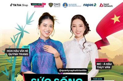 Á hậu Thụy Vân livestream quảng bá đặc sản Tây Bắc