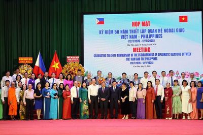 Cần Thơ tổ chức kỷ niệm 50 năm thiết lập quan hệ ngoại giao Việt Nam - Philippines