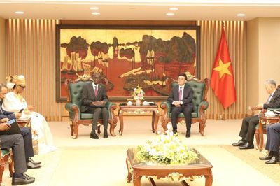 Đại tướng Phan Văn Giang tiếp Bộ trưởng, Tổng Thư ký Chính phủ Mauritania