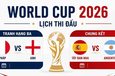 Lịch chung kết và tranh hạng Ba World Cup 2026: Đại chiến Tây Ban Nha-Argentina