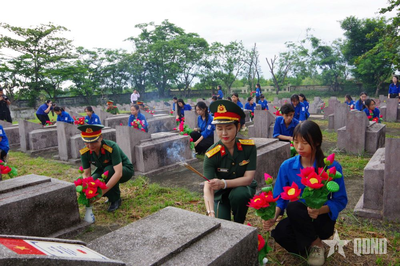 Hà Tĩnh tổ chức chương trình 'Hoa dâng mộ liệt sĩ' năm 2026