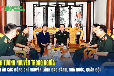 Đại tướng Nguyễn Trọng Nghĩa tri ân các đồng chí nguyên lãnh đạo Đảng, Nhà nước, Quân đội