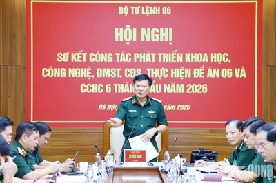 Bộ tư lệnh 86: Triển khai đồng bộ các nhiệm vụ phát triển khoa học, công nghệ, đổi mới sáng tạo, chuyển đổi số