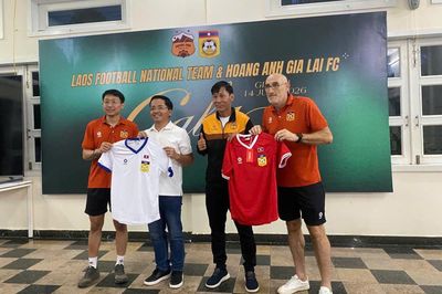 Tuyển Lào hoàn tất chuyến tập huấn tại Gia Lai