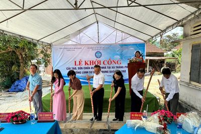 Cải tạo, sửa chữa nhà ở cho các hộ dân có hoàn cảnh khó khăn