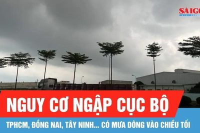 Chiều tối 16-7, TPHCM và các địa phương lân cận có mưa dông, ngập cục bộ