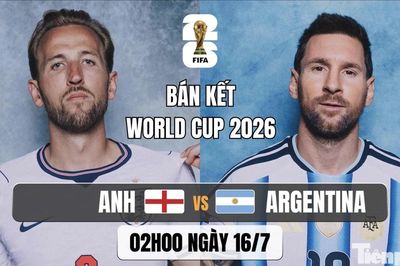 Trực tiếp bán kết Anh vs Argentina, 02h00 ngày 16/7: Đại chiến giữa bản lĩnh và khát vọng