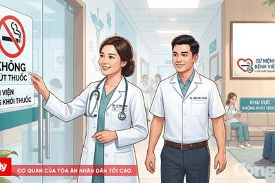 Lời thề Hippocrate và sứ mệnh xây dựng mô hình bệnh viện không khói thuốc
