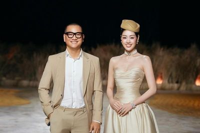 Hoa hậu Khánh Vân và chồng hơn 17 tuổi gây bất ngờ, Bảo Hân bị ngã trên sân khấu