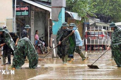 Quân đội chủ động ứng phó với mưa lớn, lũ quét, sạt lở đất