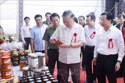 Tổng Bí thư, Chủ tịch nước Tô Lâm: Xây dựng Sơn La thành trung tâm nông nghiệp sinh thái, chế biến nông sản và du lịch đặc sắc