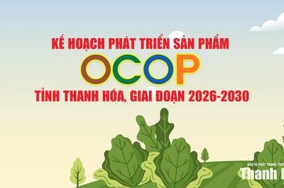 Kế hoạch phát triển sản phẩm OCOP tỉnh thanh hóa, giai đoạn 2026-2030