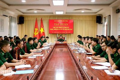 Bộ đội Biên phòng tập huấn nghiệp vụ trinh sát, phòng chống ma túy năm 2026