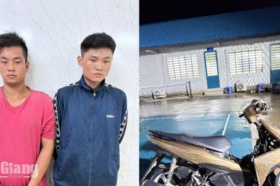 Tạm giữ hai đối tượng có hành vi cướp tài sản