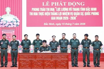 Lực lượng vũ trang tỉnh Bắc Ninh thi đua thực hiện thắng lợi nhiệm vụ quân sự, quốc phòng