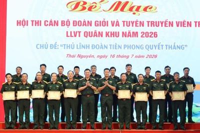 Bắc Ninh đoạt giải Nhì Hội thi Cán bộ Đoàn giỏi và Tuyên truyền viên trẻ cấp Quân khu năm 2026