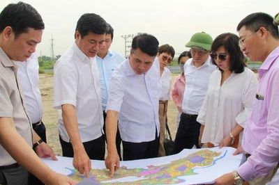 Bộ Xây dựng khảo sát thực tế, thẩm định Quy hoạch chung đô thị Bắc Ninh đến năm 2050
