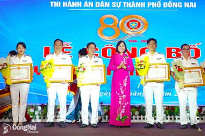 Đồng Nai tổ chức Lễ kỷ niệm 80 năm Ngày truyền thống Thi hành án dân sự