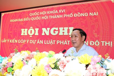 Lấy ý kiến góp ý dự án Luật Phát triển đô thị