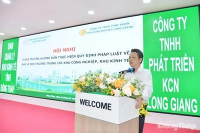 Đồng Tháp: Tuyên truyền, hướng dẫn quy định pháp luật về bảo vệ môi trường trong các khu công nghiệp, khu kinh tế
