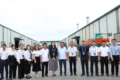 Đoàn đại biểu châu Hồng Hà (Trung Quốc) khảo sát môi trường đầu tư tại Khu công nghiệp phía Nam