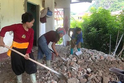 Bản Xèo đẩy nhanh sửa chữa trường lớp trước năm học mới