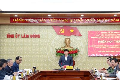 Lâm Đồng phòng, chống tham nhũng, lãng phí tiêu cực từ sớm, từ xa, từ trong cơ sở