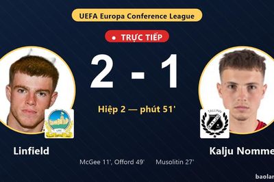 TRỰC TIẾPTrực tiếp Linfield vs Kalju Nomme: Linfield vượt lên dẫn trước