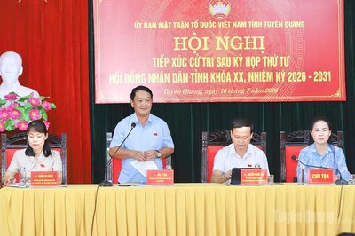 Tập trung giải quyết, có kết quả cụ thể trả lời kiến nghị của cử tri phường Nông Tiến