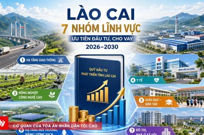 Lào Cai khơi thông nguồn lực cho 7 nhóm lĩnh vực đầu tư, cho vay giai đoạn 2026 - 2030