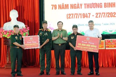 Bộ Công an thăm, tặng quà Trung tâm điều dưỡng thương binh Nho Quan